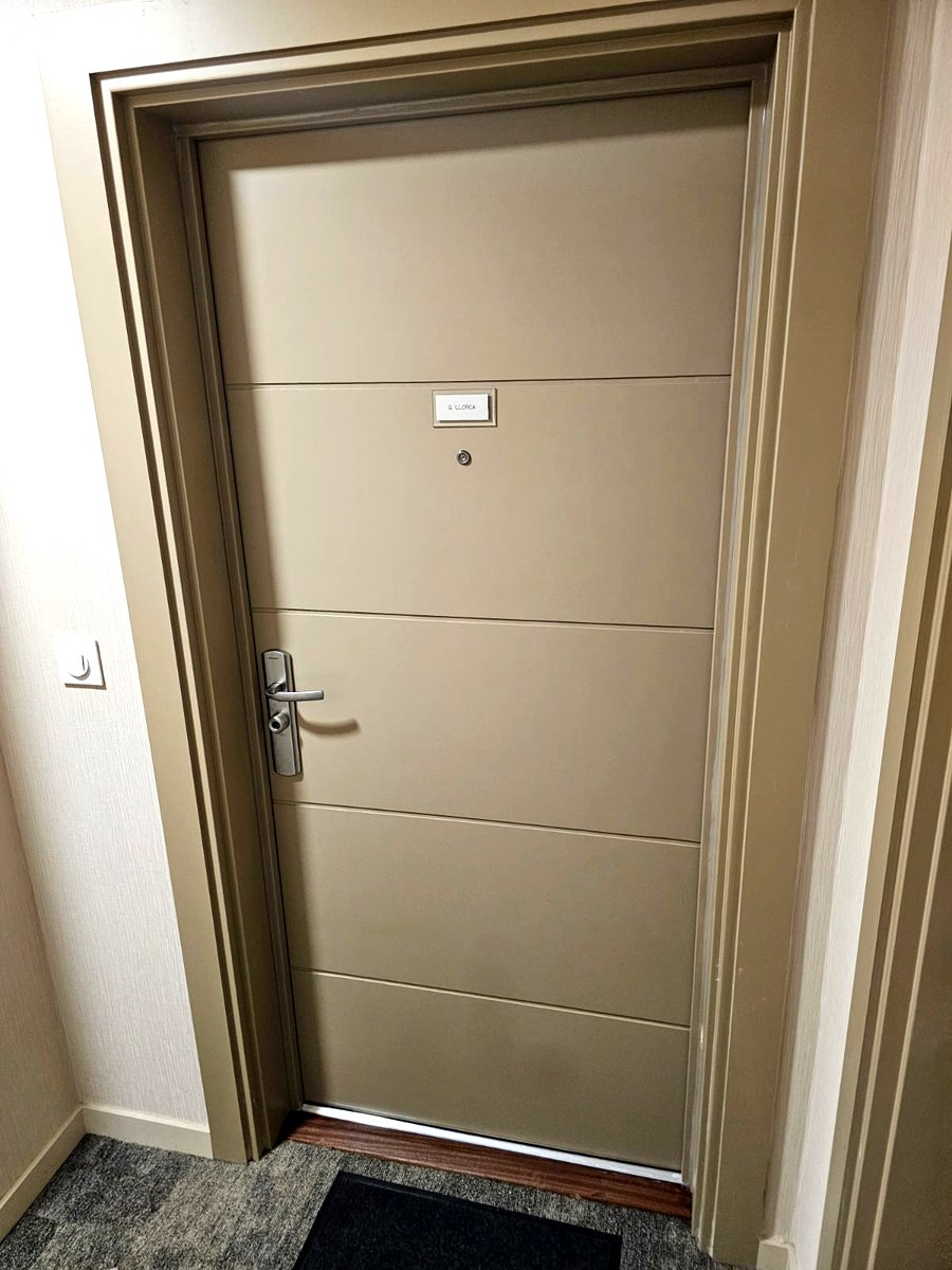 Porte blindée sable immeuble Grenoble